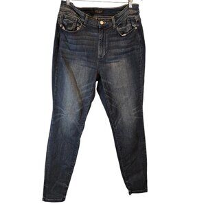 Judy Blue Jeans Womens 16W High Waist Skinny Fit Medium Wash